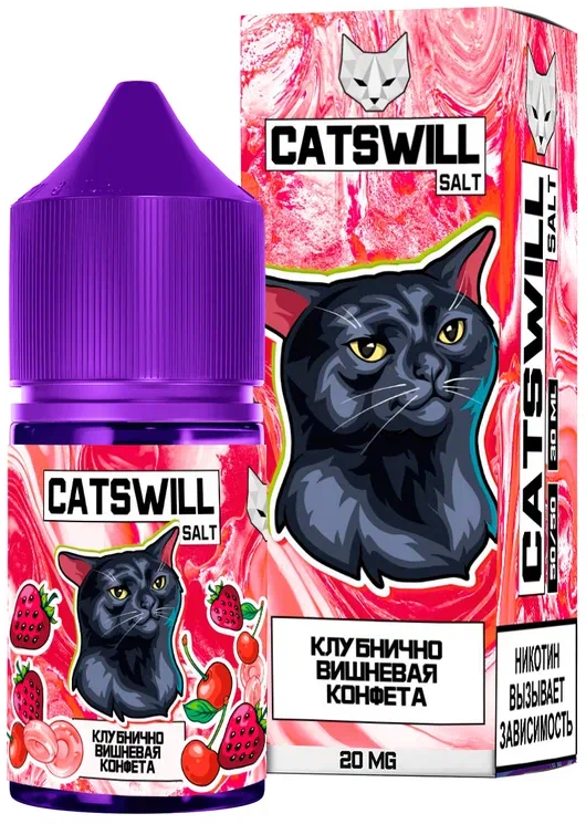 Catswill - Клубника Вишня Конфета 30 мл 20 мг