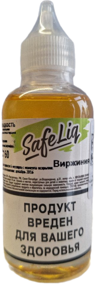SAFELIQ - Вирджиния 60 мл 12 мг