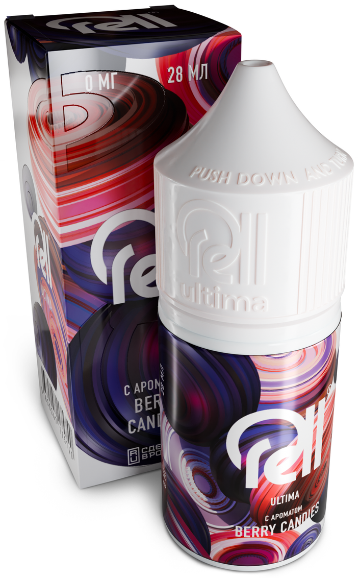 RELL ULTIMA - Малина Земляника Смородина Конфета 3 мл 0 мг