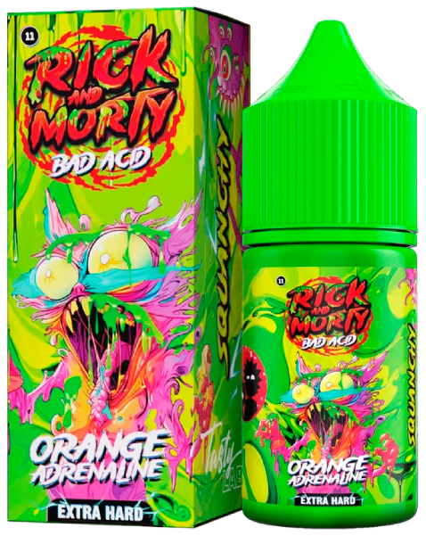 РИК и МОРТИ BAD ACID - Апельсиновый Адреналин 30 мл 20 мг (STRONG)
