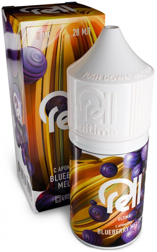 RELL ULTIMA - Черника Дыня 3 мл 0 мг