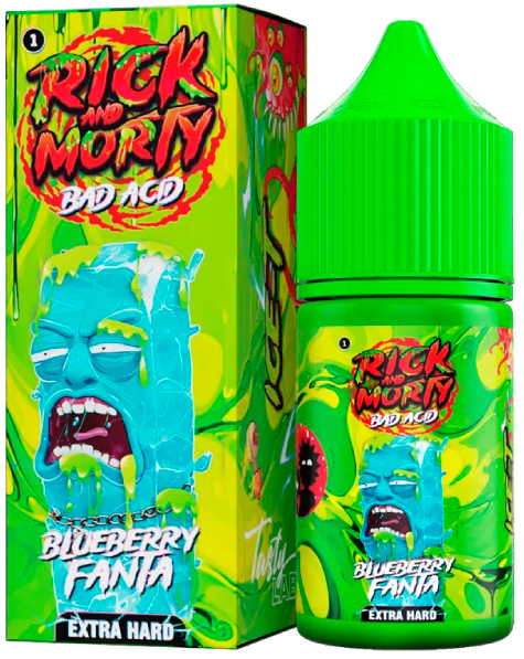 РИК и МОРТИ BAD ACID - Черничная Фанта 30 мл 20 мг (STRONG)