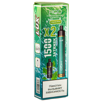 HQD LUX 1500 - Сладкая Мята (2 картриджа)