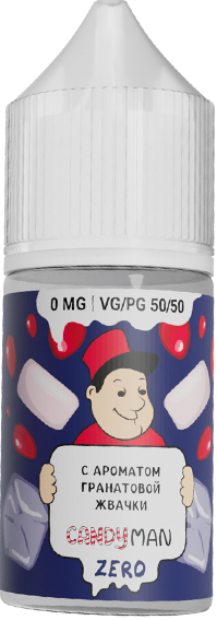 CandyMan Zero - Жвачка Гранат 27 мл 0 мг