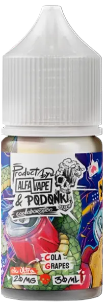 ALFA VAPE x PODONKI - Кола Виноград 30 мл 20 мг (STRONG)