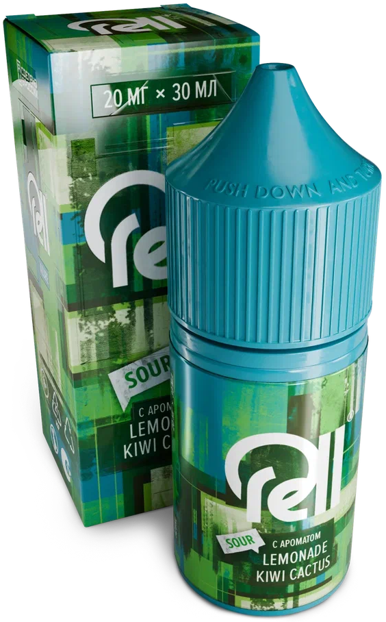 RELL AZURE - Лимон Киви Кактус Кислинка 30 мл 20 мг