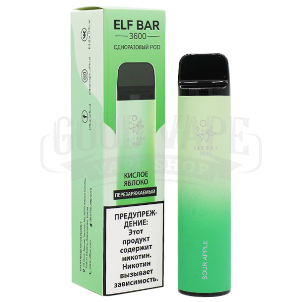 ELF BAR - (3600) Яблоко