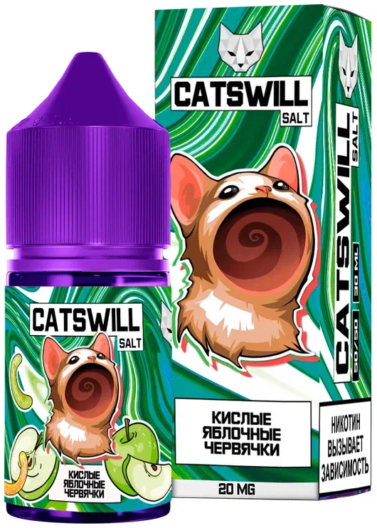 Catswill - Кислые Яблочные Червячки 30 мл 20 мг