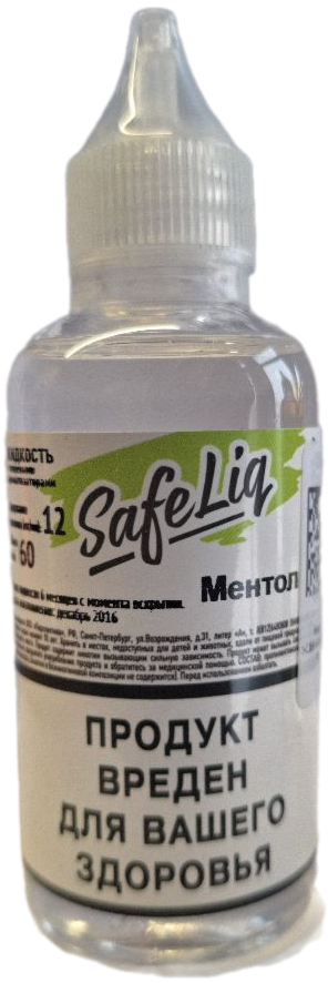 SAFELIQ - Ментол 60 мл 12 мг