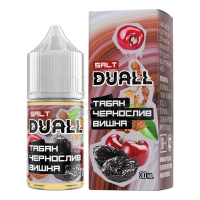 DUALL - Табак Чернослив Вишня 30 мл 20 мг (STRONG)
