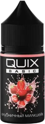 QUIX BASIC - Клубника Милкшейк 30 мл 0 мг
