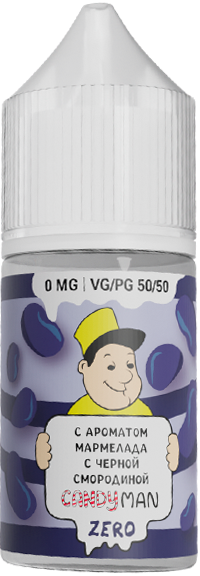CandyMan Zero - Чёрная смородина Мармелад 27 мл 0 мг