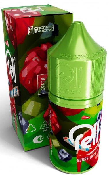 RELL GREEN - Лесные ягоды Сок 28 мл 0 мг