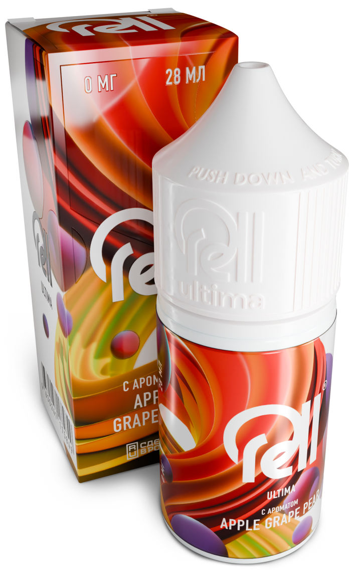 RELL ULTIMA - Яблоко Виноград Груша 3 мл 0 мг