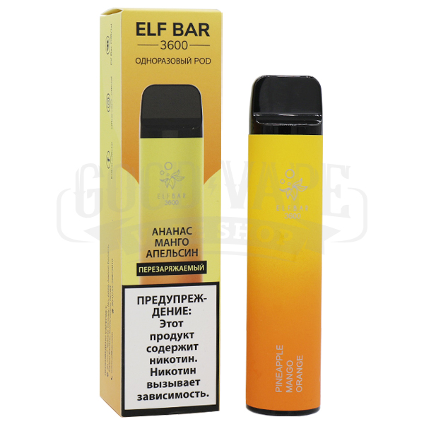 ELF BAR - (3600) Ананас Манго Апельсин