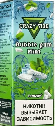 Crazy Vibe - Мята Жвачка 30 мл 20 мг