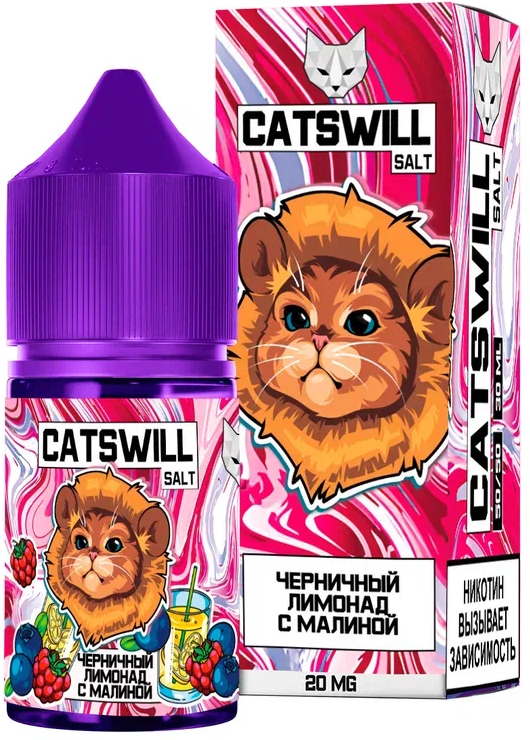 Catswill - Черничный Лимонад с Малиной 30 мл 20 мг
