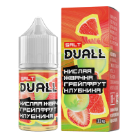 DUALL - Кислинка Жвачка Грейпфрут Клубника 30 мл 20 мг (STRONG)