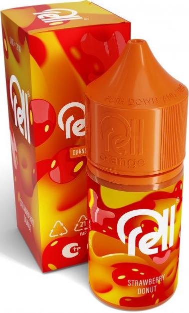 RELL ORANGE - Клубника Пончик 28 мл 0 мг