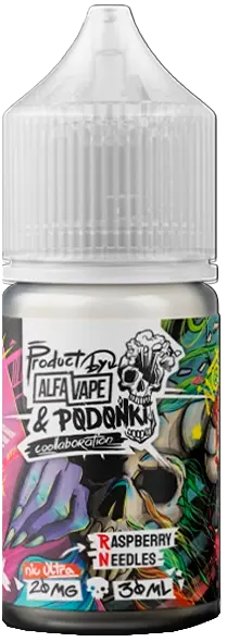 ALFA VAPE x PODONKI - Малина Хвоя 30 мл 20 мг (STRONG)